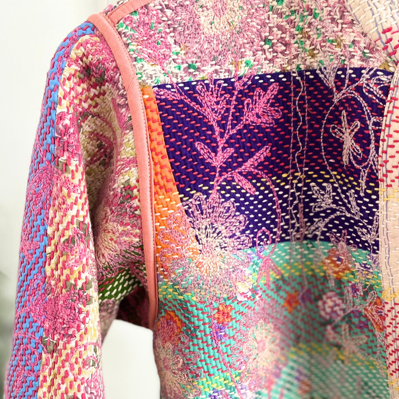 Kashmiri Suzani Jacket Kantha