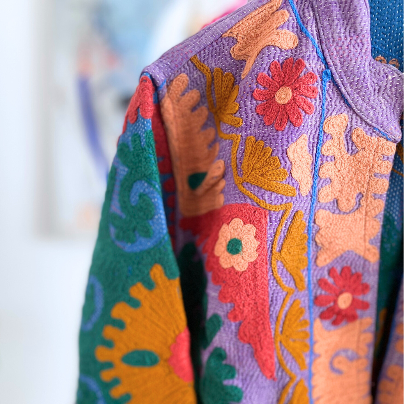 Kashmiri Suzani Jacket Kantha