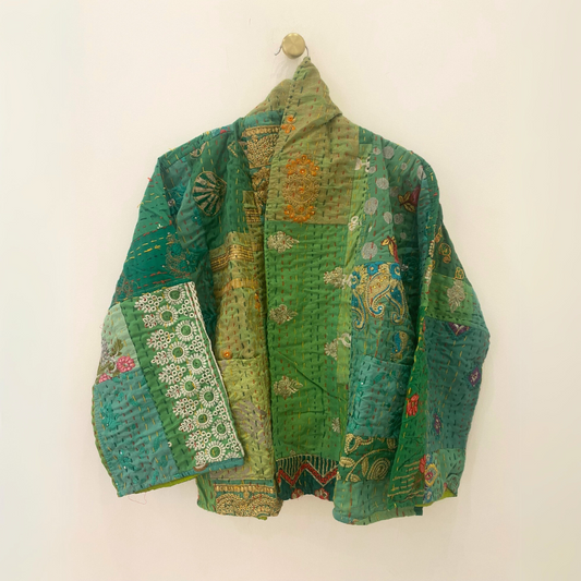 Shadi Kantha Jacket Hara