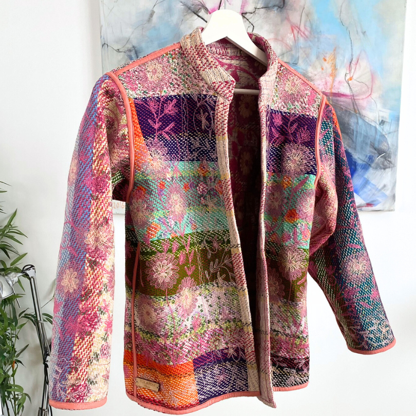 Kashmiri Suzani Jacket Kantha